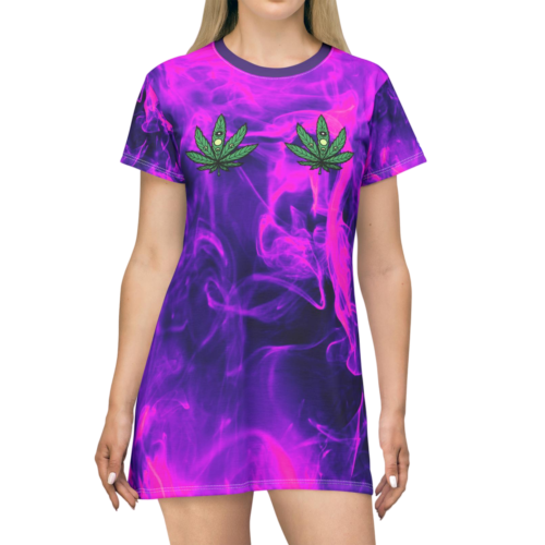 Smokey Four Twenty T-Shirt Dress – Stonyah Blaze