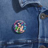 "Pakalolo" Pin Buttons