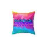 "Blaze" Polyester Square Pillow