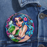 "Pakalolo" Pin Buttons