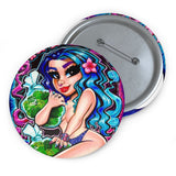 "Pakalolo" Pin Buttons