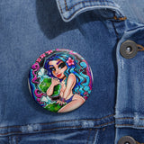 "Pakalolo" Pin Buttons